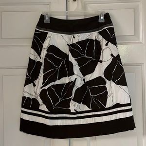 Nygard VINTAGE Leaf Pattern Skirt 4P NWOT